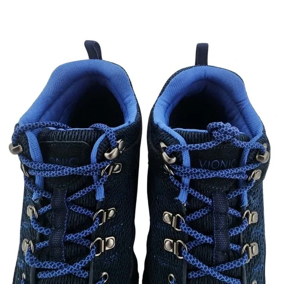 Vionic Cypress Hiking Sneaker Women 9.5 Wide Navy Blue  Ankle Boots 3105 EUC - Picture 5 of 7